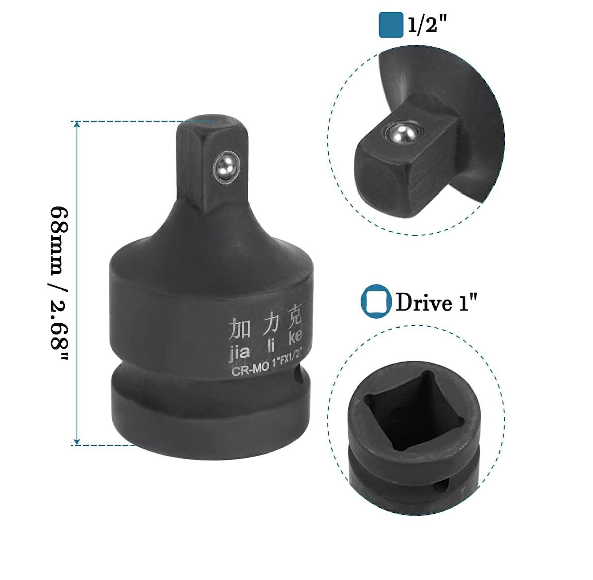 3/4 - 1/2 Havalı Adaptör Dönüştürücü