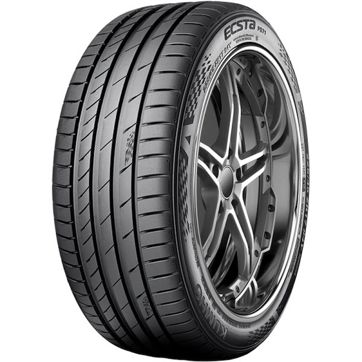 Kumho 245/45R18 96Y (RFT) Ecsta PS71 Yaz Lastiği (Üretim Yılı: 2024)