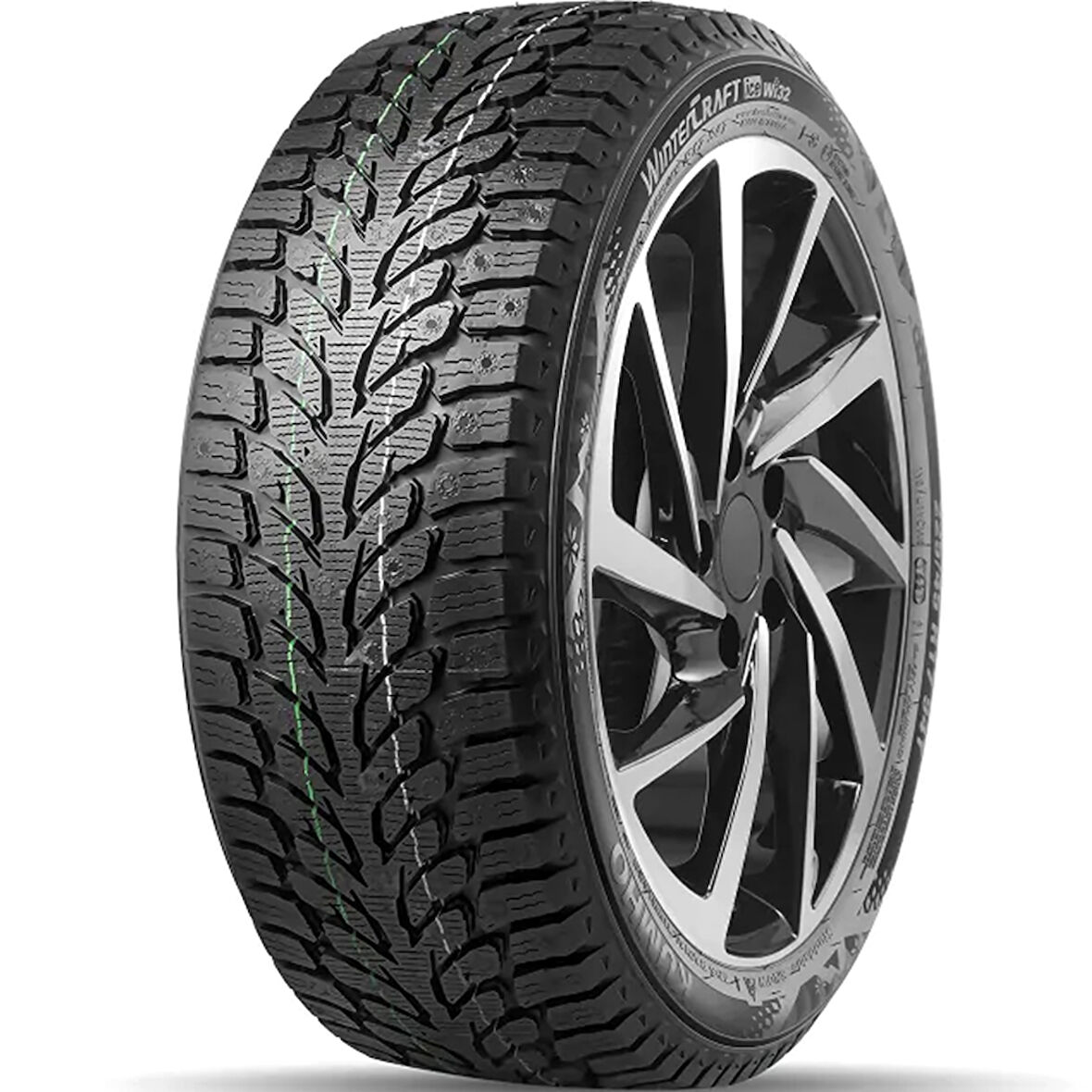 Kumho 165/65R14 79T WinterCraft WI32 (Çivi Delikli) Kış Lastiği (Üretim Yılı: 2024)