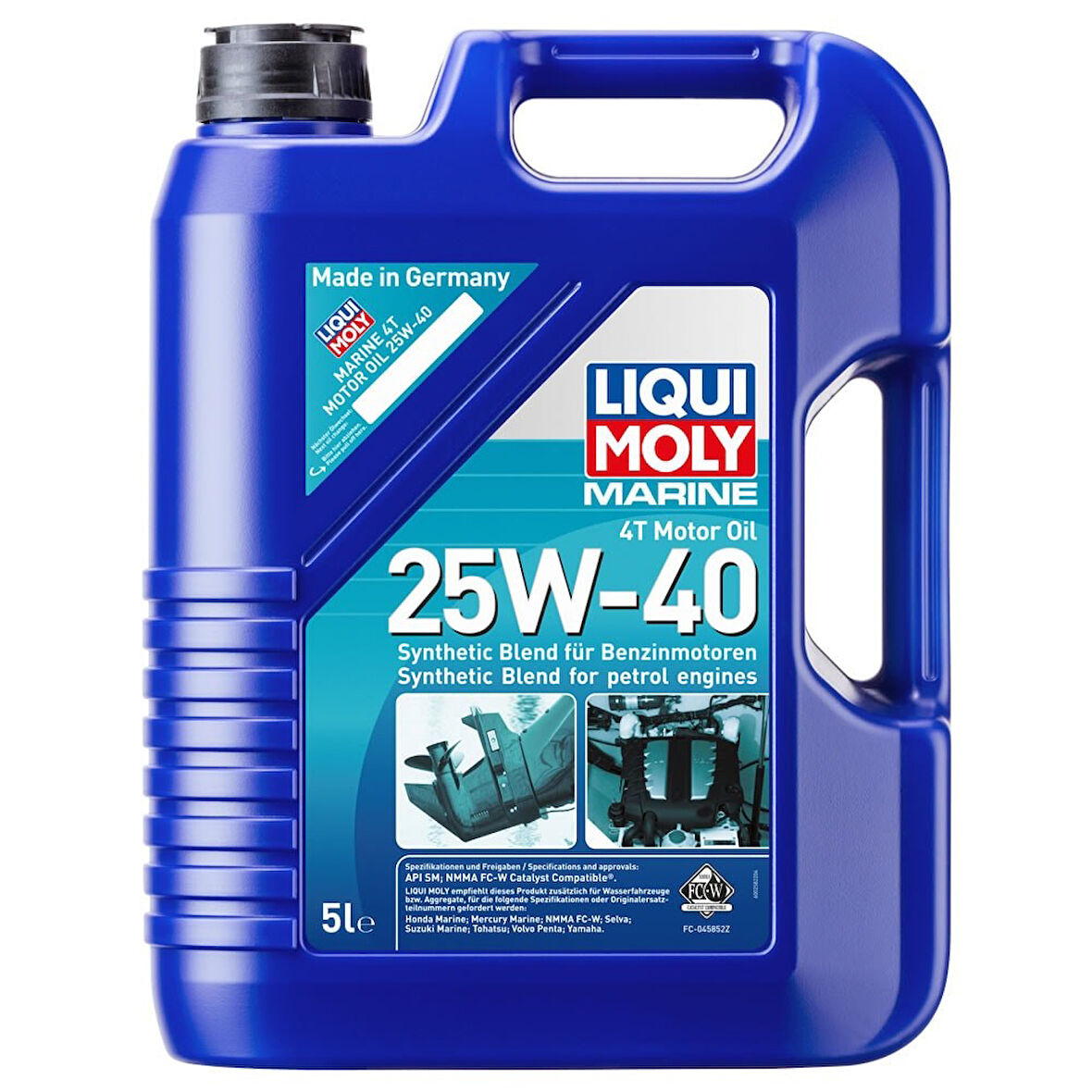 Liqui Moly Marine 4T SAE 25W40 5 Lt Tekne Motor Yağı (25027)
