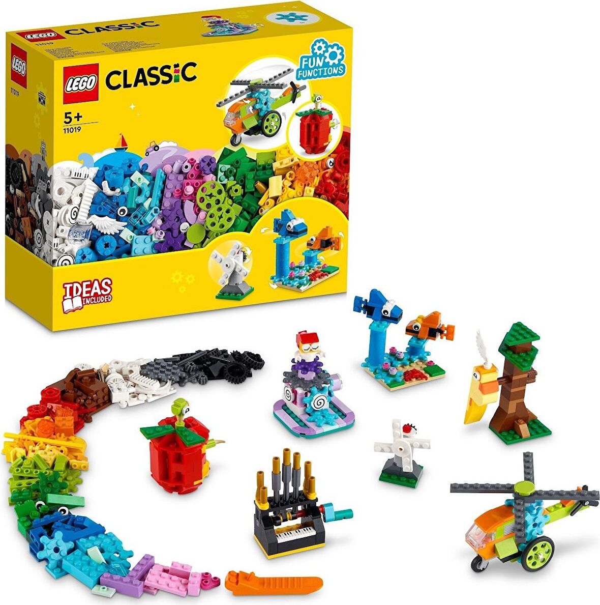 LEGO Classic Yapım Parçaları ve Fonksiyonlar 11019 - 5 Yaş ve Üzeri Çocuklar Için 7 Inşa Edilebilen 