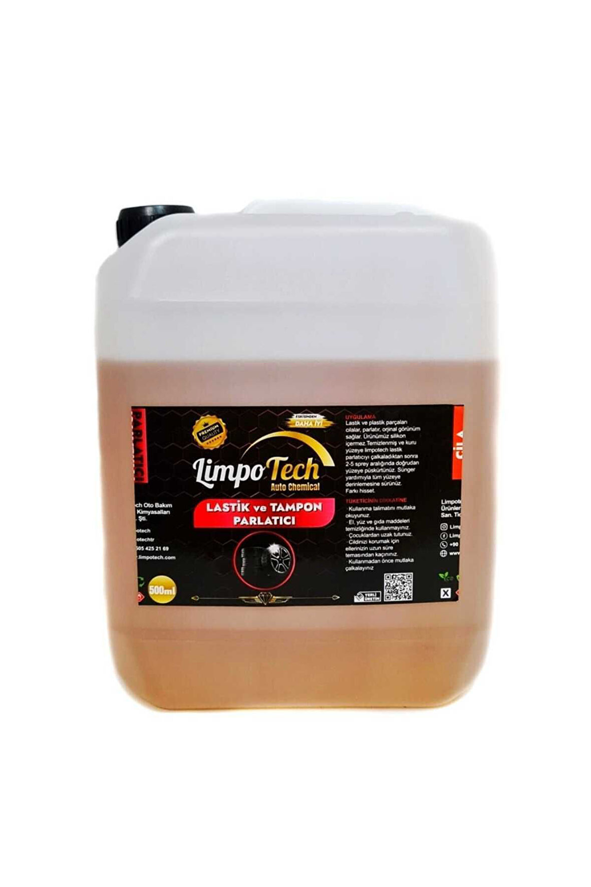 LİMPOTECH JEL KIVAMLI LASTİK PARLATICI 5 KG