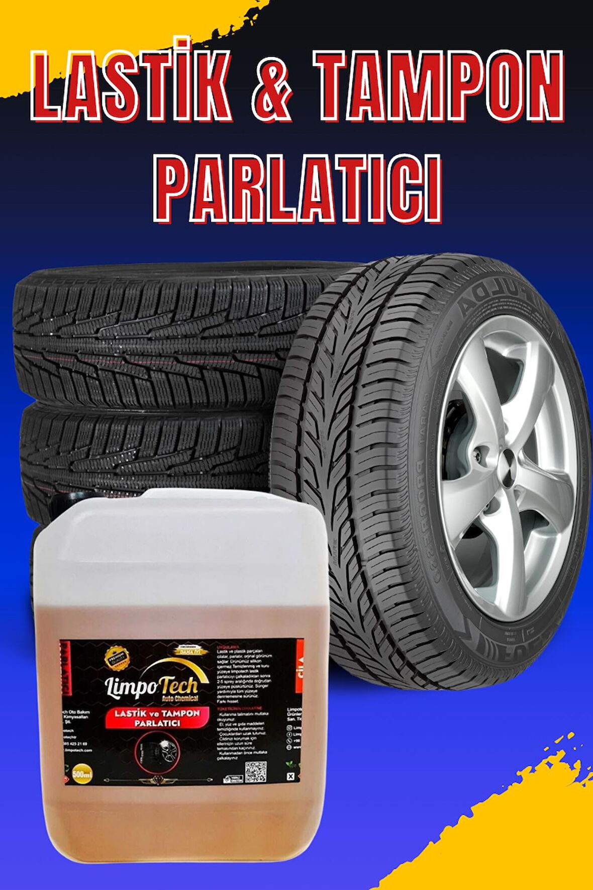 LASTİK VE TAMPON PARLATICI 5LT