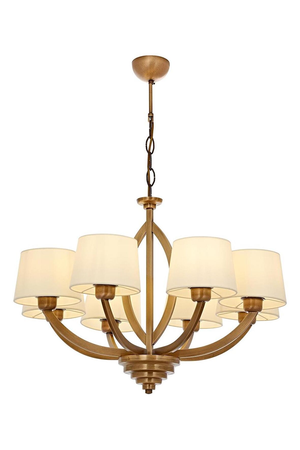 AVONNI AV-60362-8ES Eskitme Kaplama Modern Avize E27 Metal Kumaş 65cm