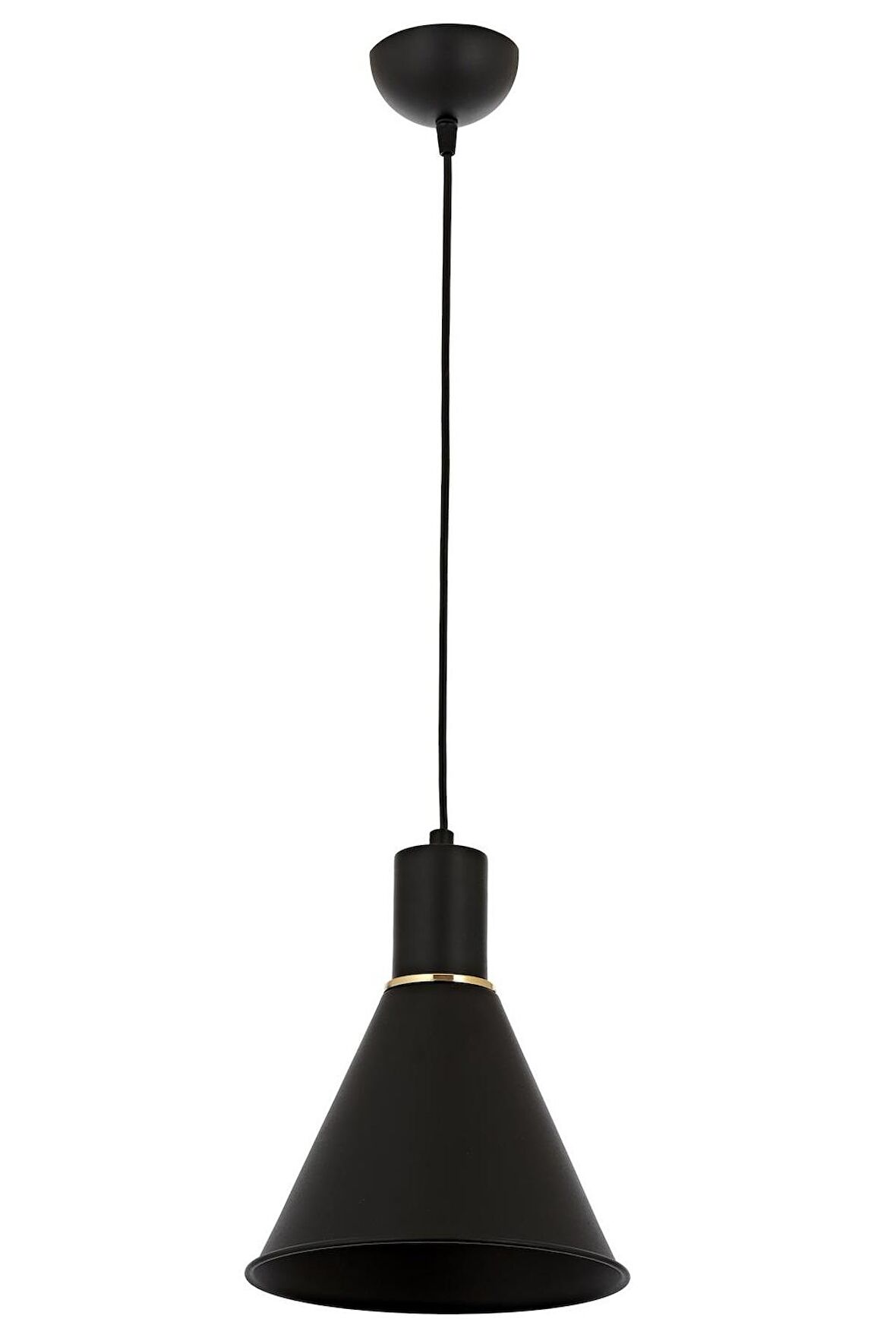 AVONNI AV-4106-M22-BSY Siyah Boyalı Modern Avize E27 Metal 20cm