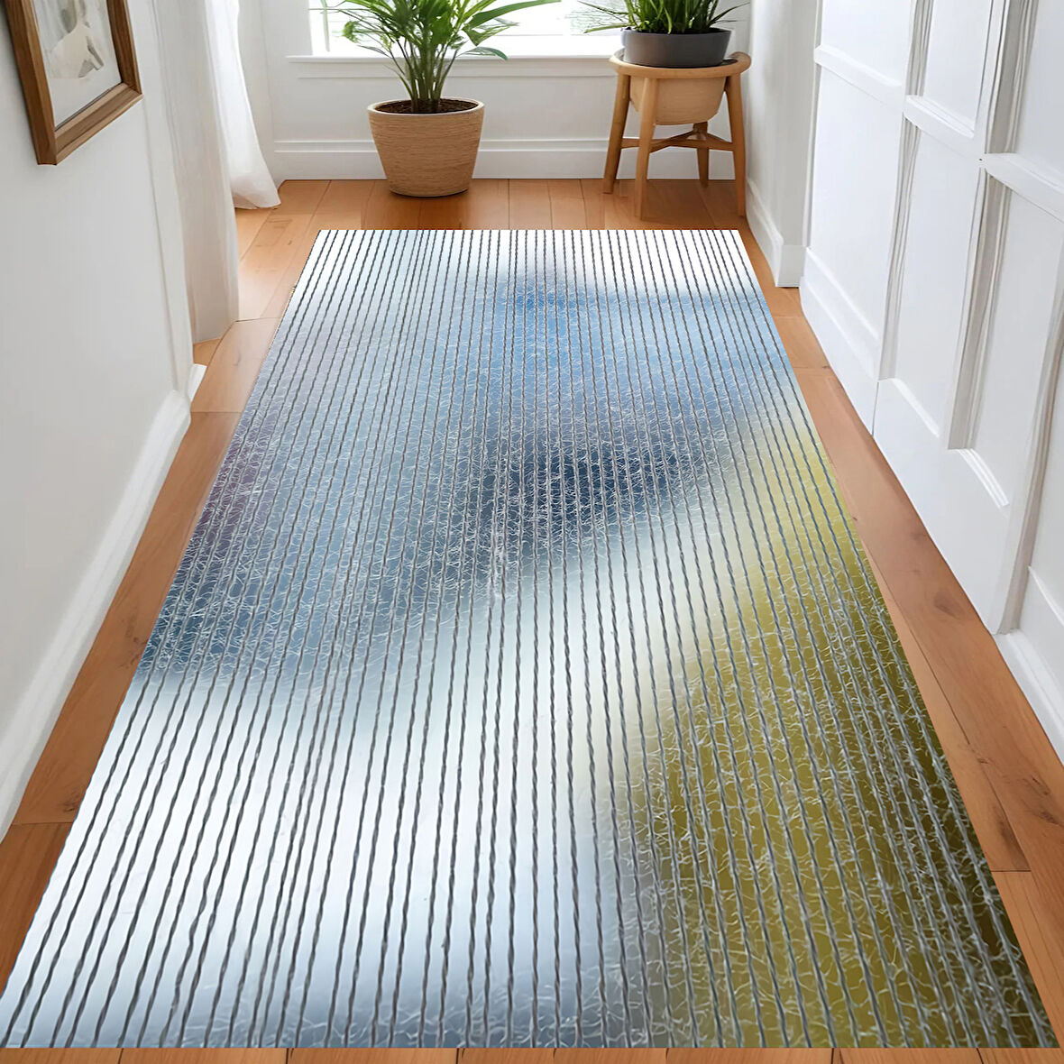 Eliana Home Dijital Baskı Yıkanabilir Kaymaz Taban Salon Halısı Ve Yolluk LN050-FNL323