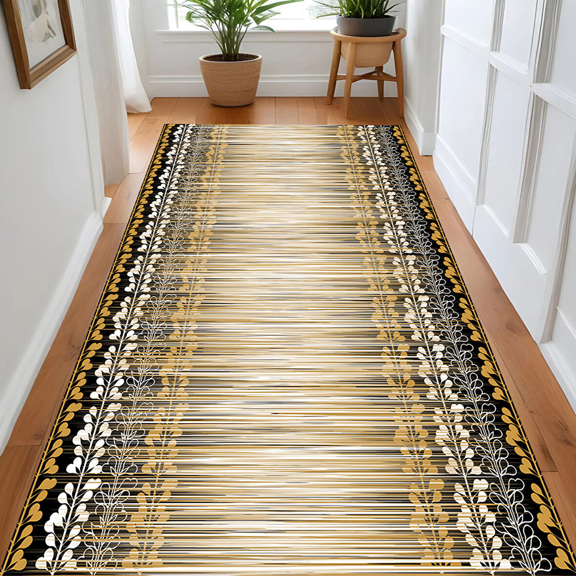 Eliana Home Dijital Baskı Yıkanabilir Kaymaz Taban Salon Halısı Ve Yolluk LN051-FNL324