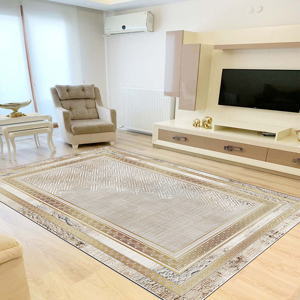 Eliana Home Dijital Baskı Yıkanabilir Kaymaz Taban Salon Halısı Ve Yolluk LN095-FNL382