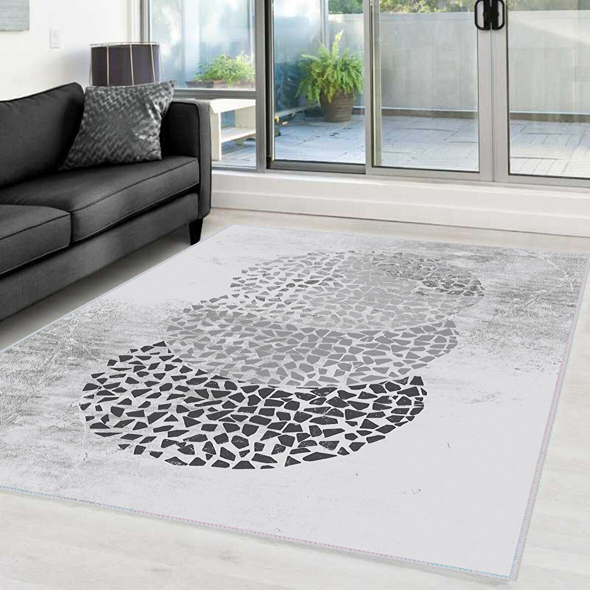 Dijital Baskı Yıkanabilir Kaymaz Taban Salon Halısı Ve Yolluk LNA0001-SD392