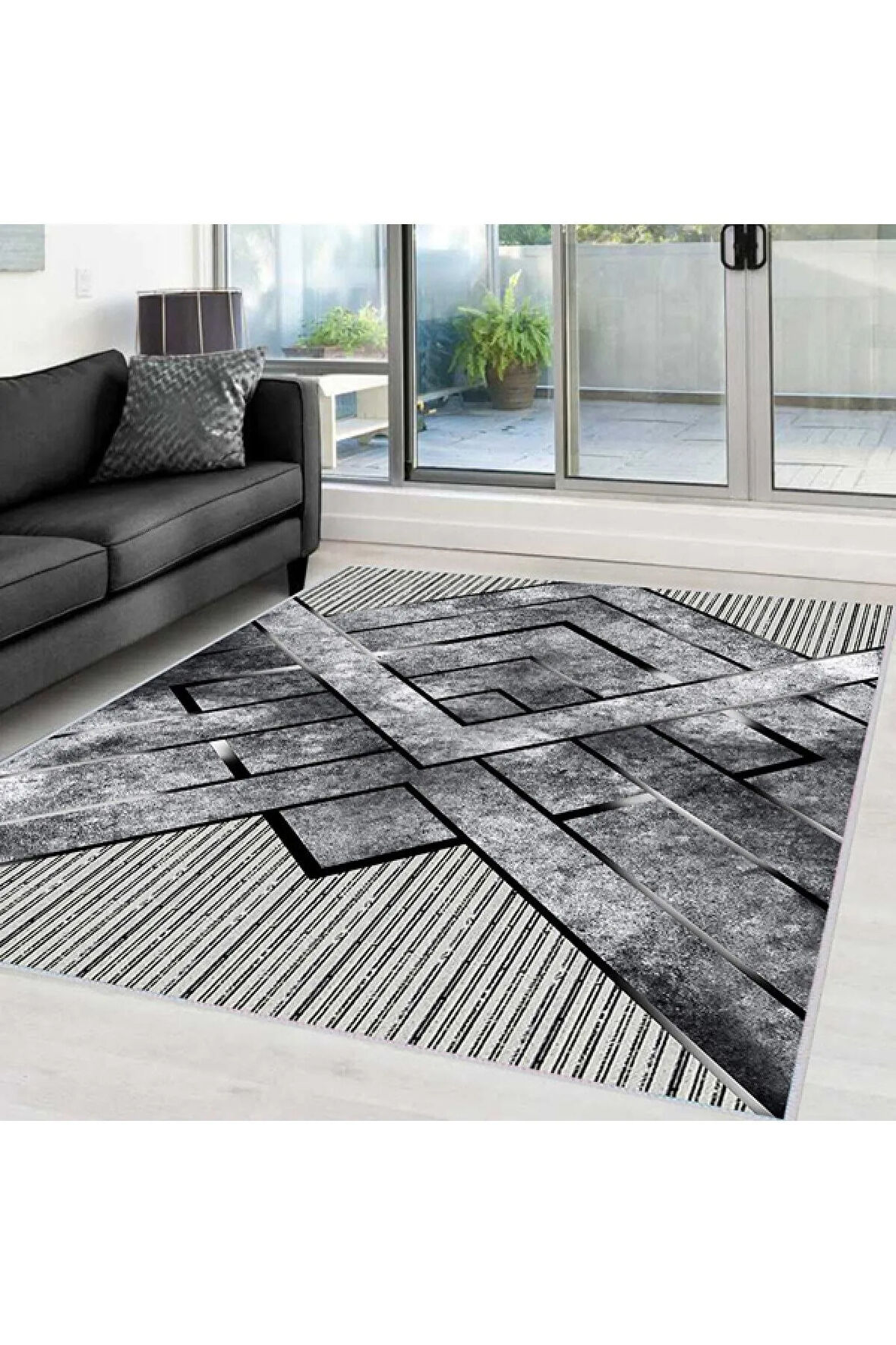 Dijital Baskı Yıkanabilir Kaymaz Taban Salon Halısı Ve Yolluk LNA0003-sd423