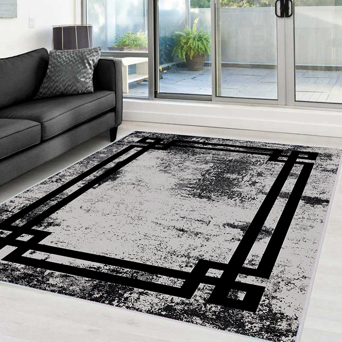 Dijital Baskı Yıkanabilir Kaymaz Taban Salon Halısı Ve Yolluk LNA0005-SD444