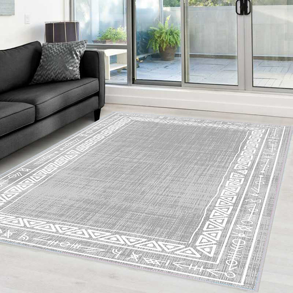 Dijital Baskı Yıkanabilir Kaymaz Taban Salon Halısı Ve Yolluk LNA0008-SD563