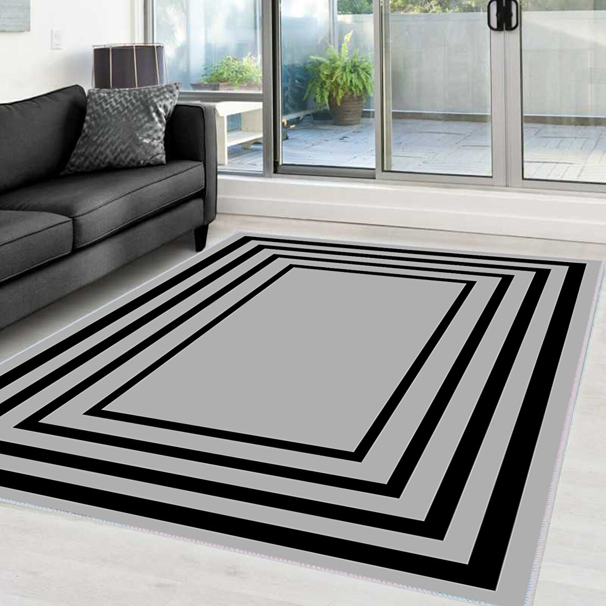 Dijital Baskı Yıkanabilir Kaymaz Taban Salon Halısı Ve Yolluk LNA0012-SD756