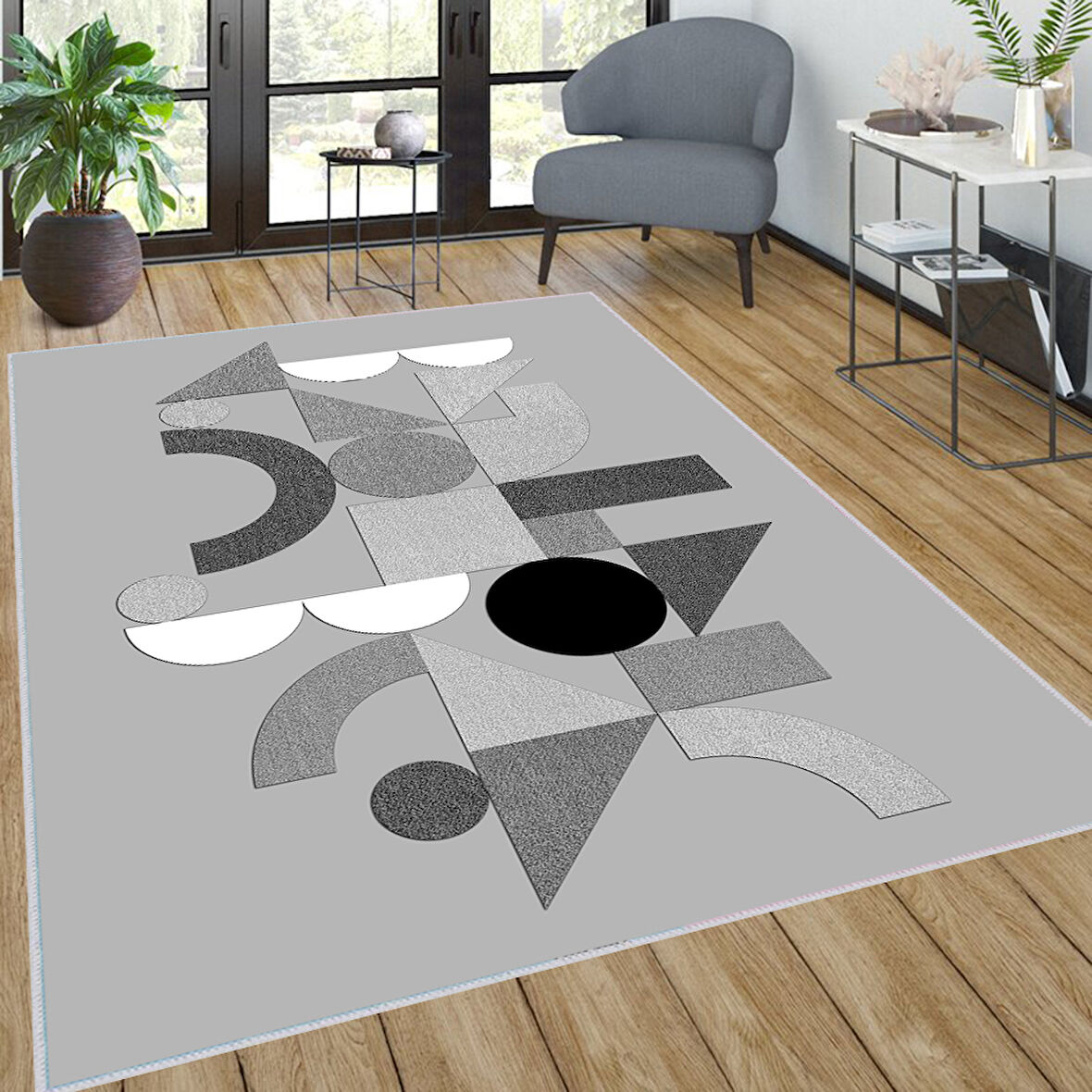 Dijital Baskı Yıkanabilir Kaymaz Taban Salon Halısı Ve Yolluk LNA0029-SD927