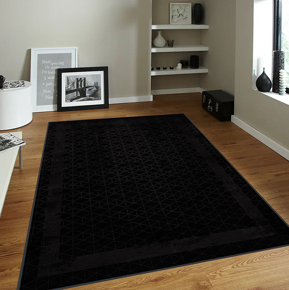 Dijital Baskı Yıkanabilir Kaymaz Taban Salon Halısı Ve Yolluk LNA0081-SD833
