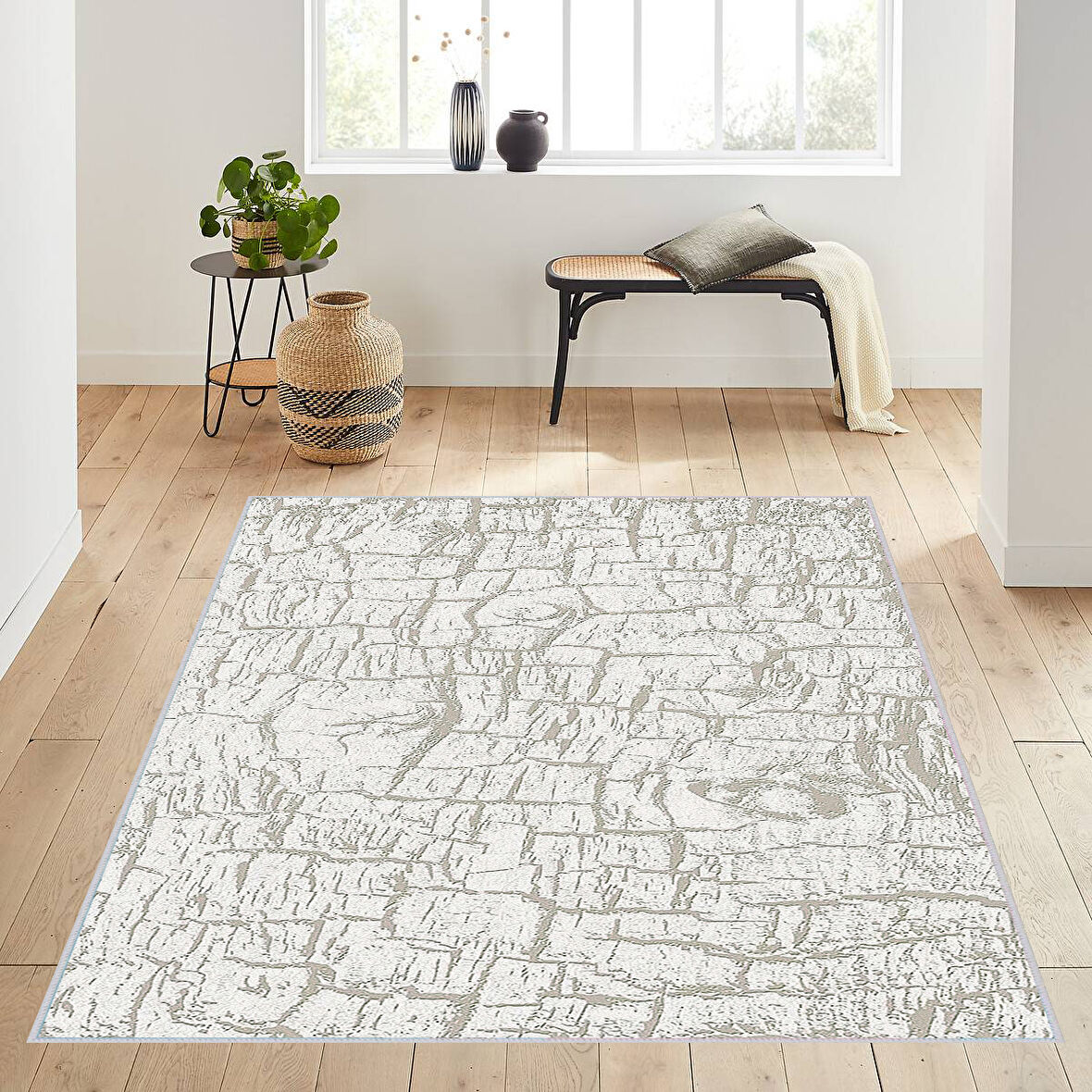 Dijital Baskı Yıkanabilir Kaymaz Taban Salon Halısı Ve Yolluk LNA0170-SD703