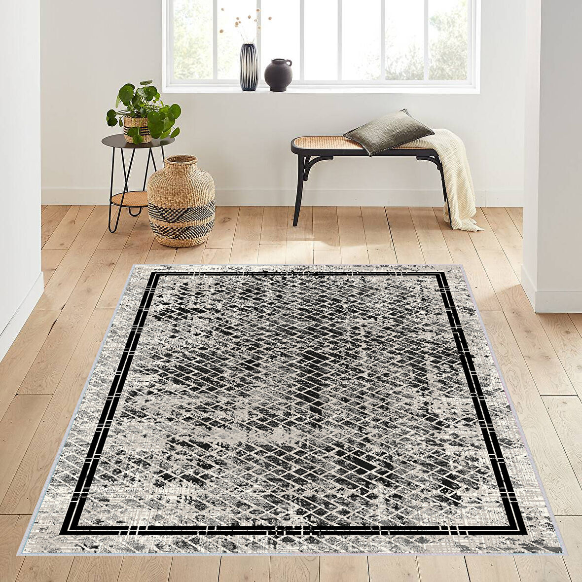 Dijital Baskı Yıkanabilir Kaymaz Taban Salon Halısı Ve Yolluk LNA0182-SD1094