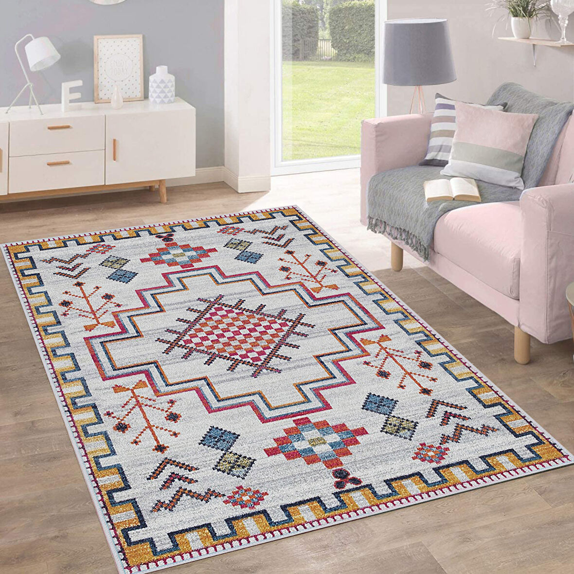 Dijital Baskı Yıkanabilir Kaymaz Taban Salon Halısı Ve Yolluk LNA0207-SD805
