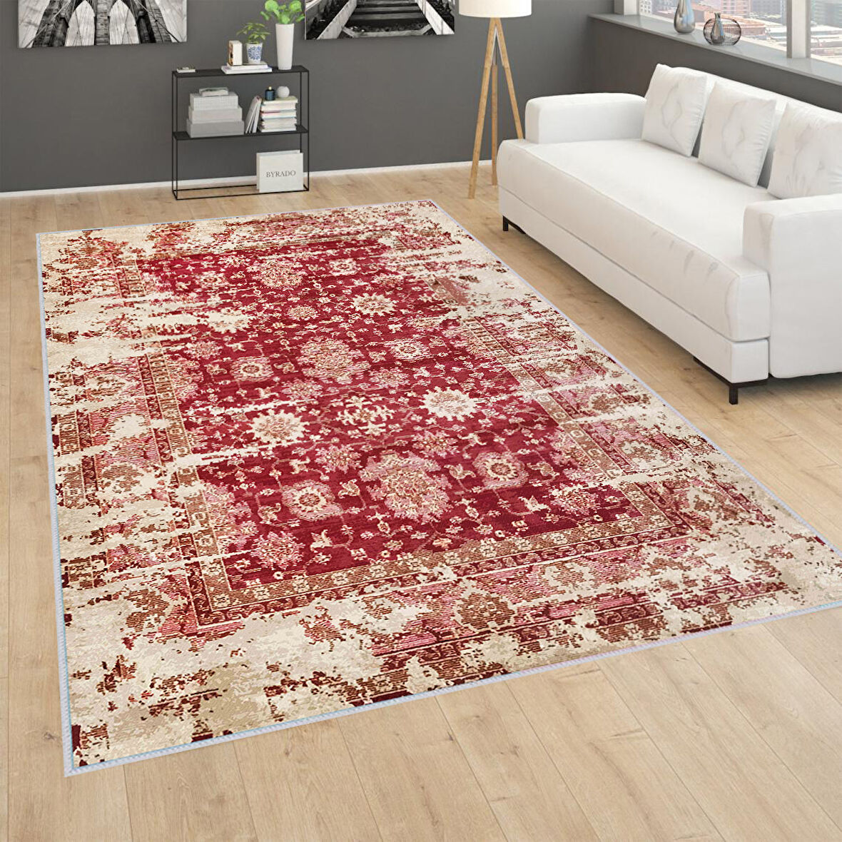 Dijital Baskı Yıkanabilir Kaymaz Taban Salon Halısı Ve Yolluk LNA0252
