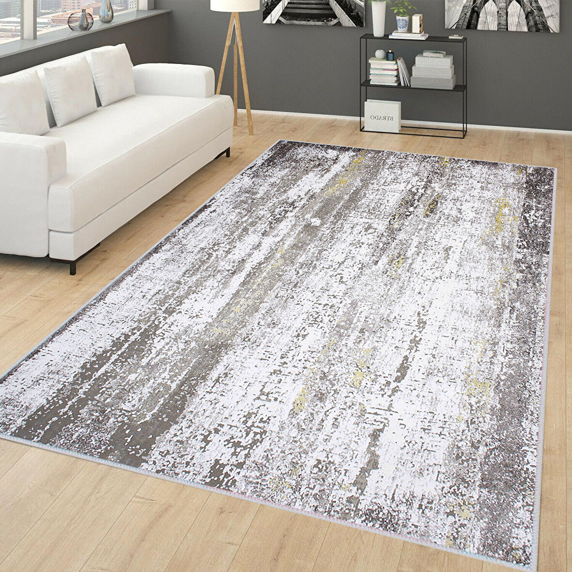 Eliana Home Dijital Baskı Yıkanabilir Kaymaz Taban Salon Halısı Ve Yolluk  LNA0266