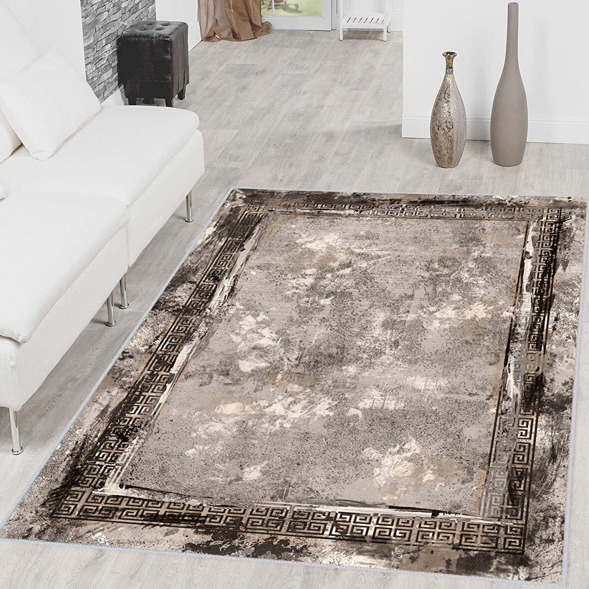 Dijital Baskı Yıkanabilir Kaymaz Taban Salon Halısı Ve Yolluk LNA0334