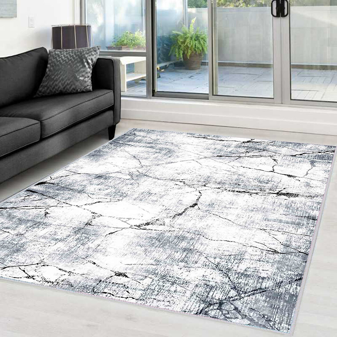 Dijital Baskı Yıkanabilir Kaymaz Taban Salon Halısı Ve Yolluk LNA0356