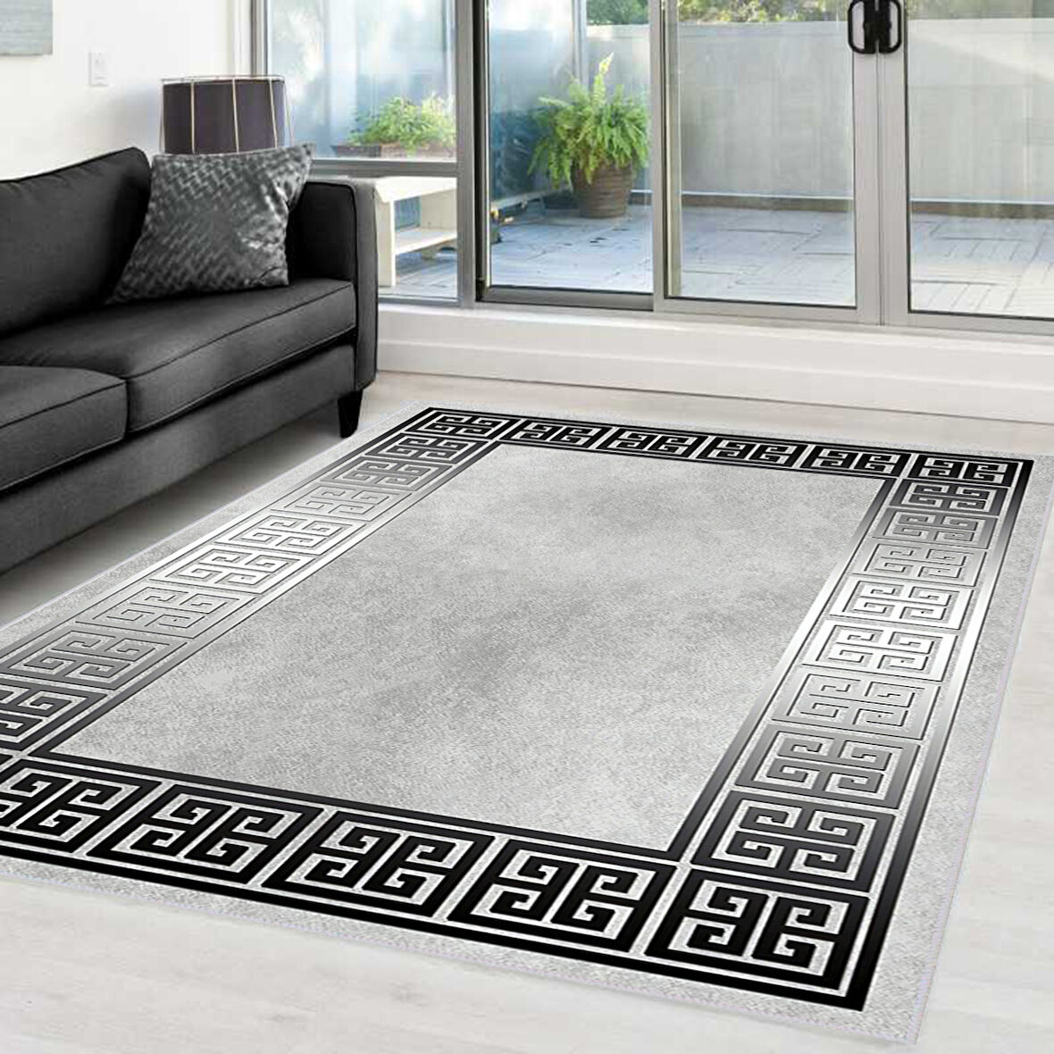 Eliana Home Dijital Baskı Yıkanabilir Kaymaz Taban Salon Halısı Ve Yolluk  LNA0365