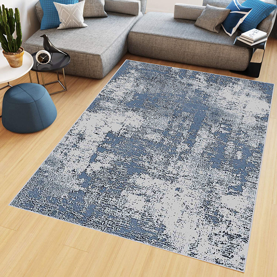 Dijital Baskı Yıkanabilir Kaymaz Taban Salon Halısı Ve Yolluk LNA0451