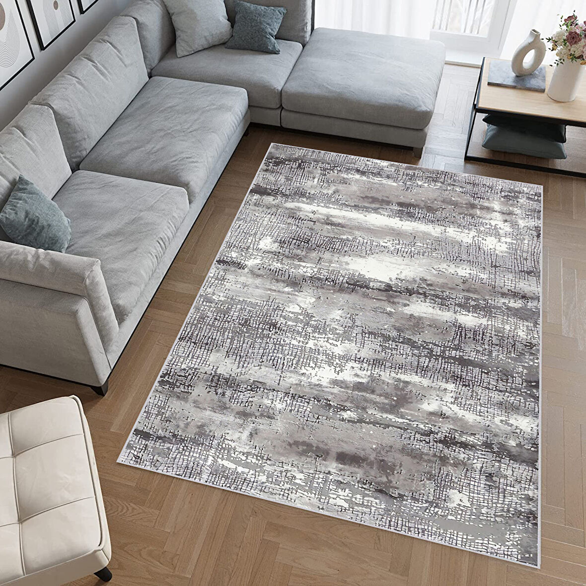 Dijital Baskı Yıkanabilir Kaymaz Taban Salon Halısı Ve Yolluk LNA0483