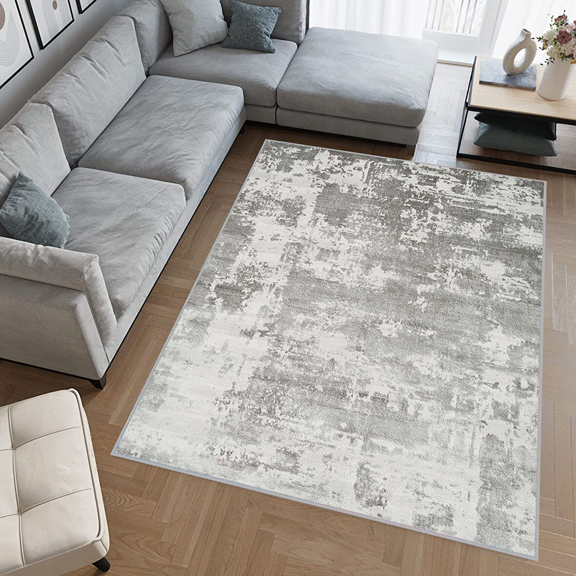 Dijital Baskı Yıkanabilir Kaymaz Taban Salon Halısı Ve Yolluk LNA0504