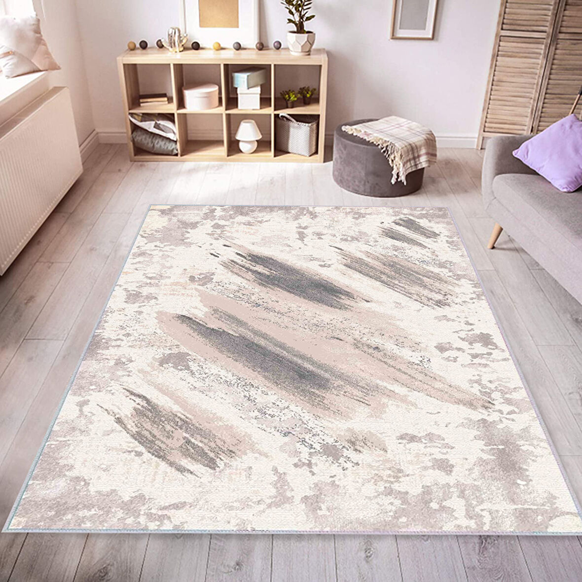 Eliana Home Dijital Baskı Yıkanabilir Kaymaz Taban Salon Halısı Ve Yolluk  LNA0538