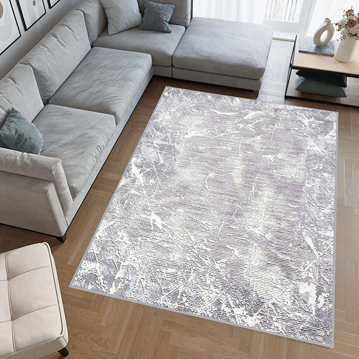 Dijital Baskı Yıkanabilir Kaymaz Taban Salon Halısı Ve Yolluk LNA0544