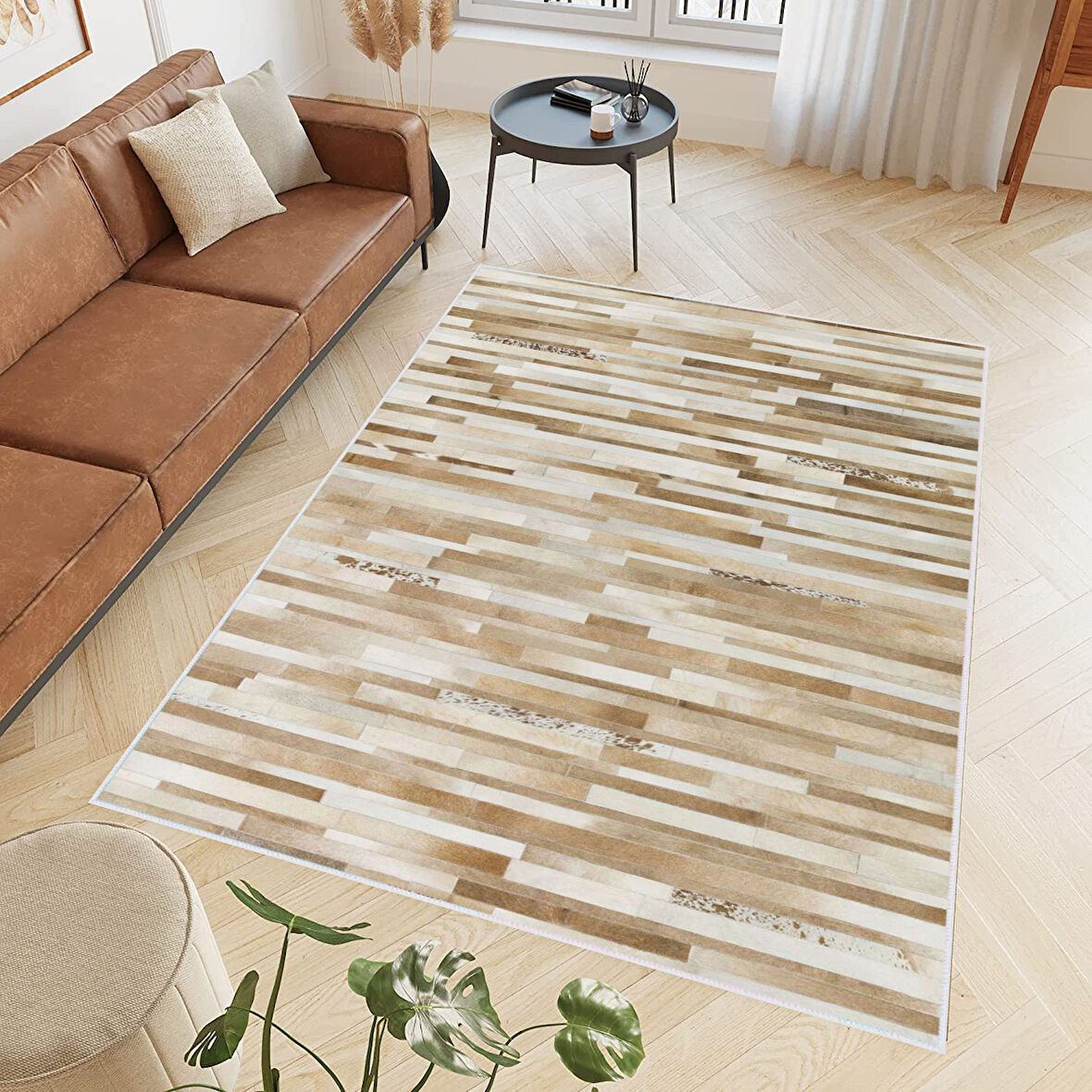 Dijital Baskı Yıkanabilir Kaymaz Taban Salon Halısı Ve Yolluk LNA0564