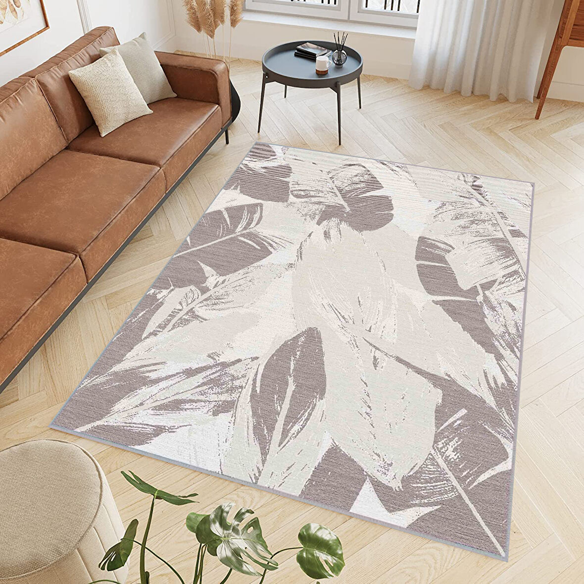 Dijital Baskı Yıkanabilir Kaymaz Taban Salon Halısı Ve Yolluk LNA0618
