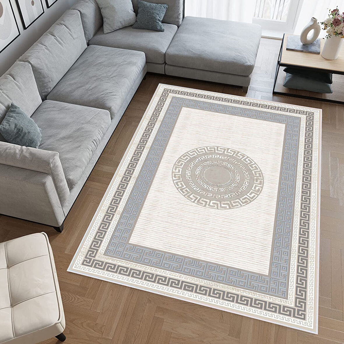 Dijital Baskı Yıkanabilir Kaymaz Taban Salon Halısı Ve Yolluk LNA0620