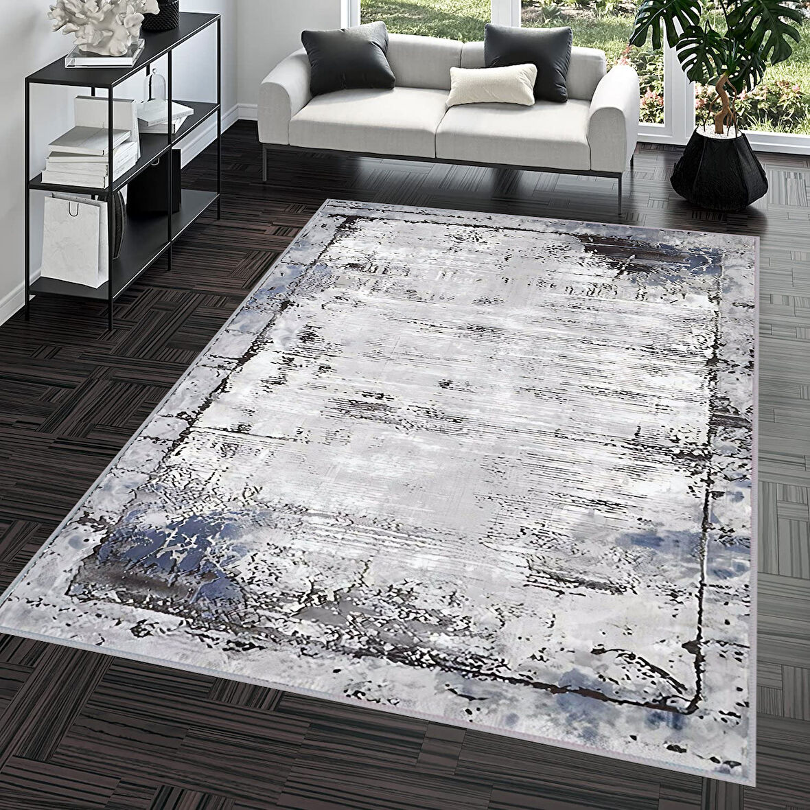 Eliana Home Dijital Baskı Yıkanabilir Kaymaz Taban Salon Halısı Ve Yolluk  LNA0683