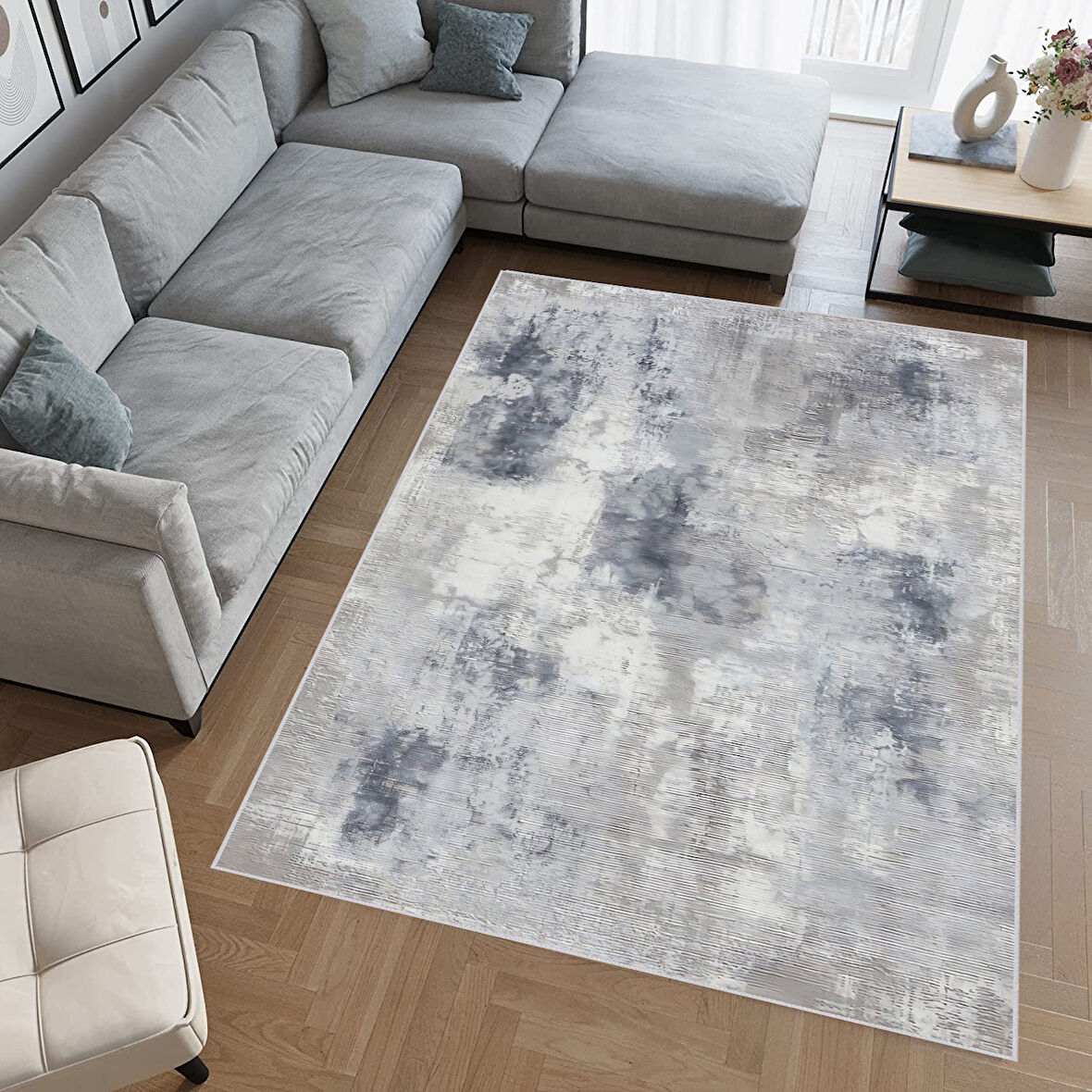 Eliana Home Dijital Baskı Yıkanabilir Kaymaz Taban Salon Halısı Ve Yolluk   LNA0693