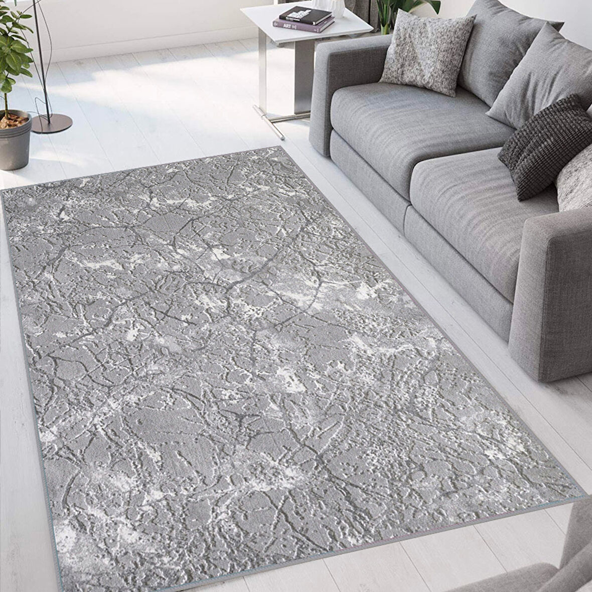 Dijital Baskı Yıkanabilir Kaymaz Taban Salon Halısı Ve Yolluk LNA1064