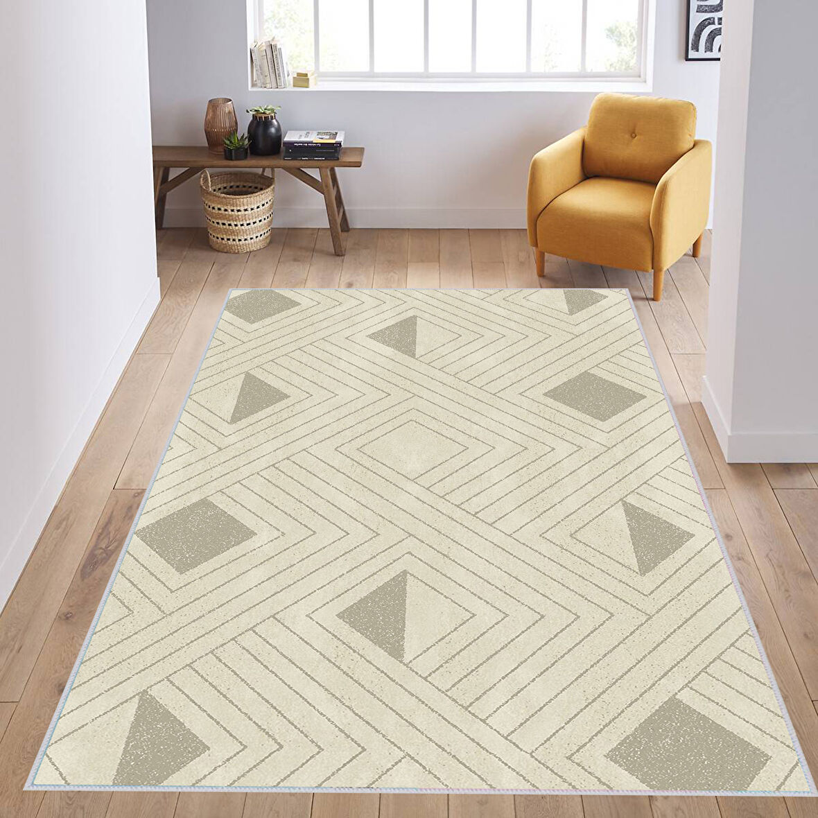 Dijital Baskı Yıkanabilir Kaymaz Taban Salon Halısı Ve Yolluk LNA1095