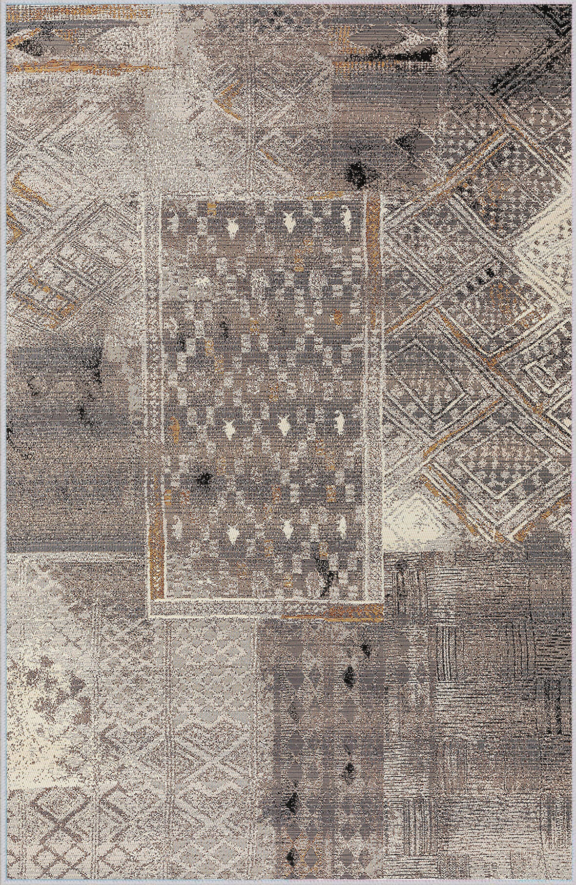 Dijital Baskı Yıkanabilir Kaymaz Taban Salon Halısı Ve Yolluk LNA1106