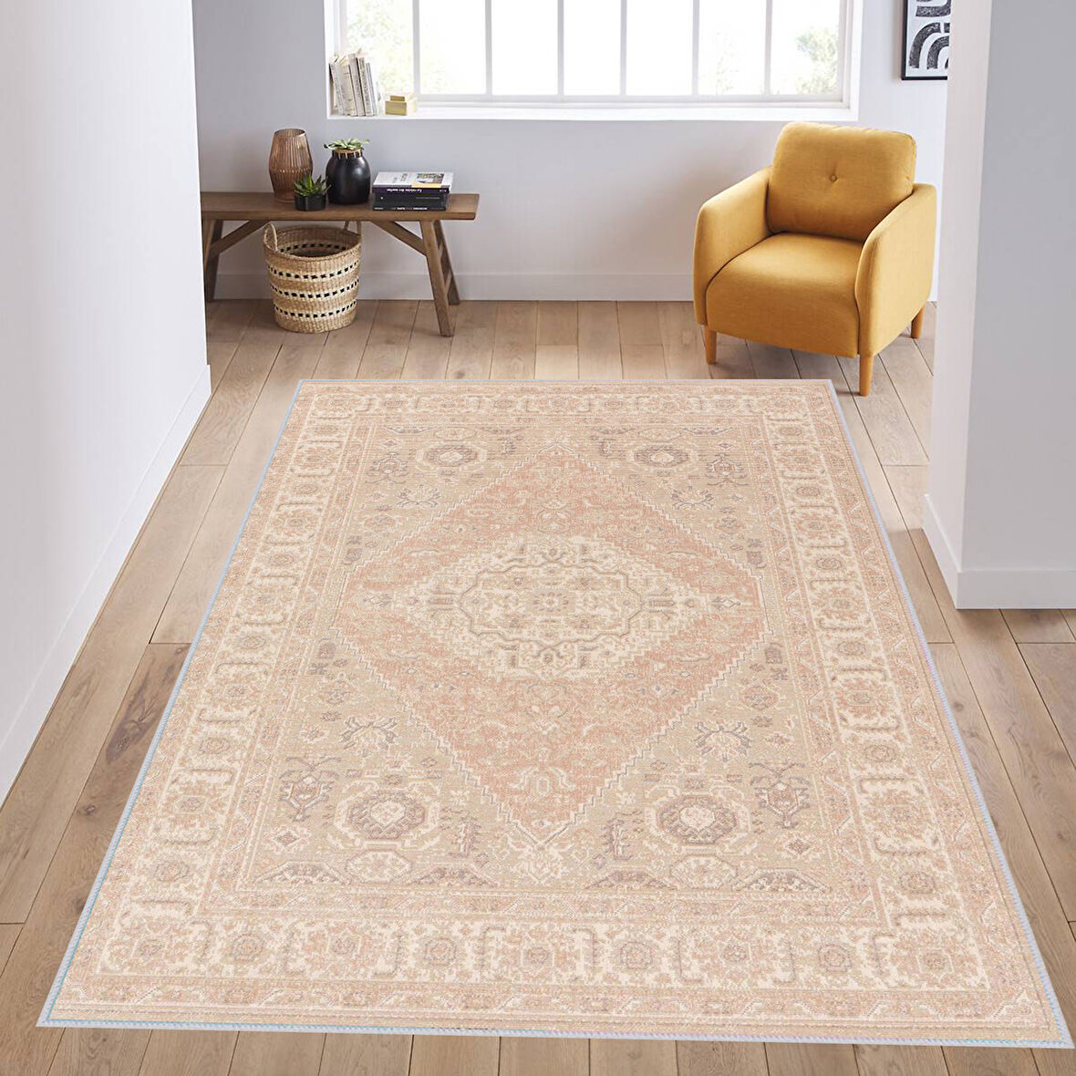 Dijital Baskı Yıkanabilir Kaymaz Taban Salon Halısı Ve Yolluk LNA1143