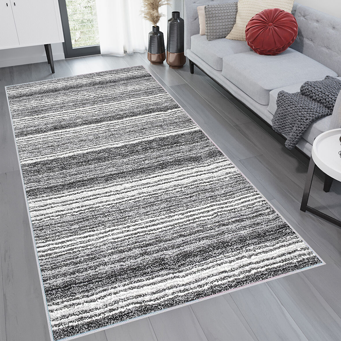 Dijital Baskı Yıkanabilir Kaymaz Taban Salon Halısı Ve Yolluk LNA1170