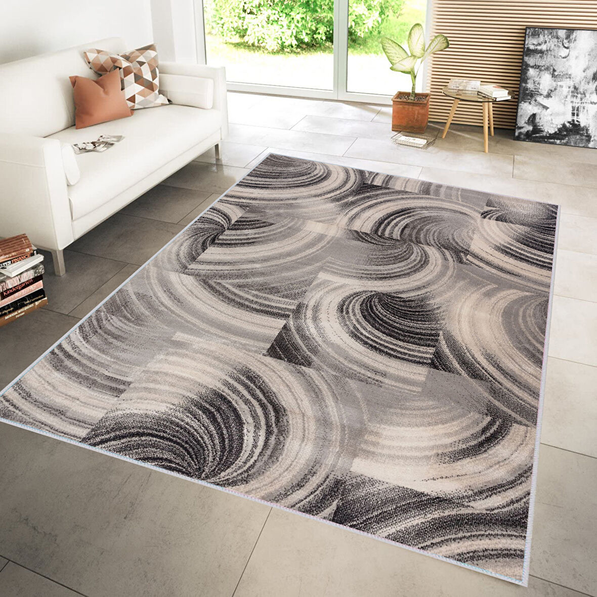 Dijital Baskı Yıkanabilir Kaymaz Taban Salon Halısı Ve Yolluk LNA1192