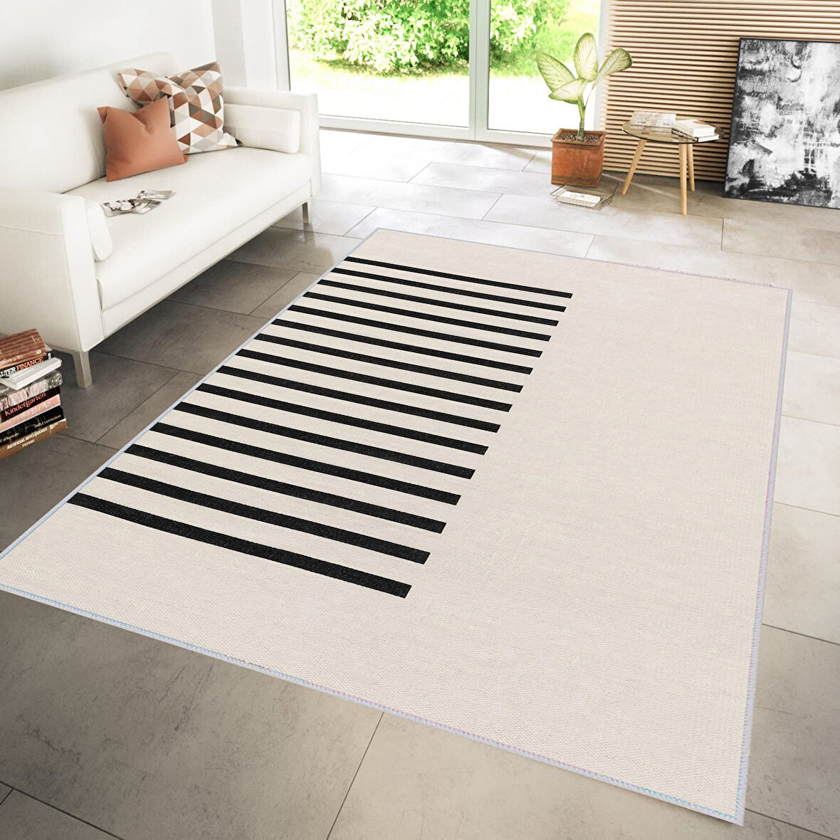 Dijital Baskı Yıkanabilir Kaymaz Taban Salon Halısı Ve Yolluk LNA1206