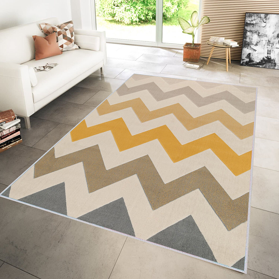 Dijital Baskı Yıkanabilir Kaymaz Taban Salon Halısı Ve Yolluk LNA1240