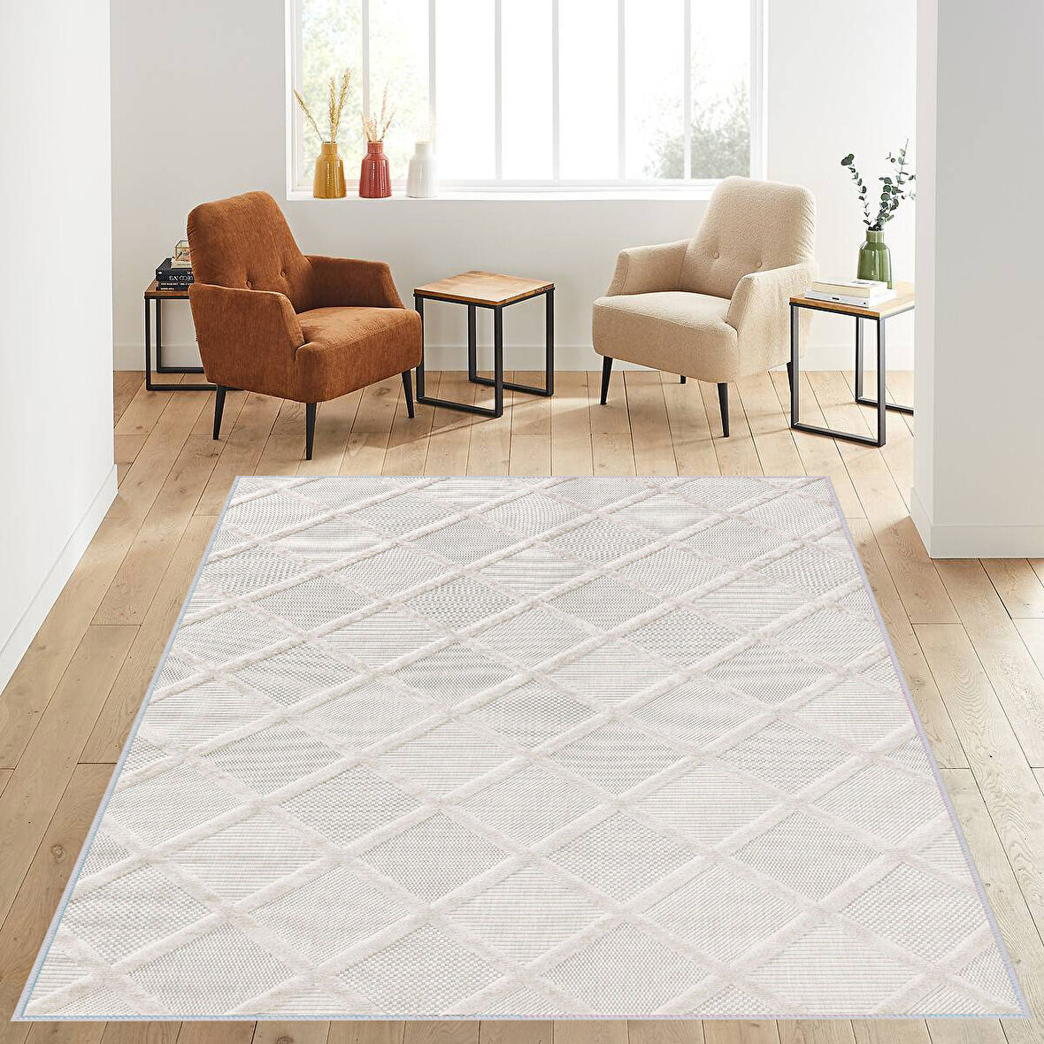 Dijital Baskı Yıkanabilir Kaymaz Taban Salon Halısı Ve Yolluk LNA1258