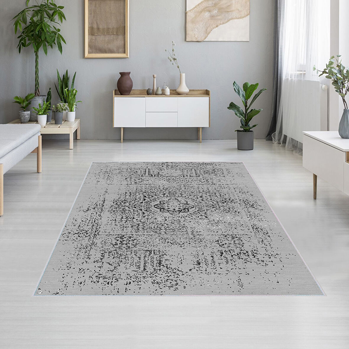 Dijital Baskı Yıkanabilir Kaymaz Taban Salon Halısı Ve Yolluk LNA1318