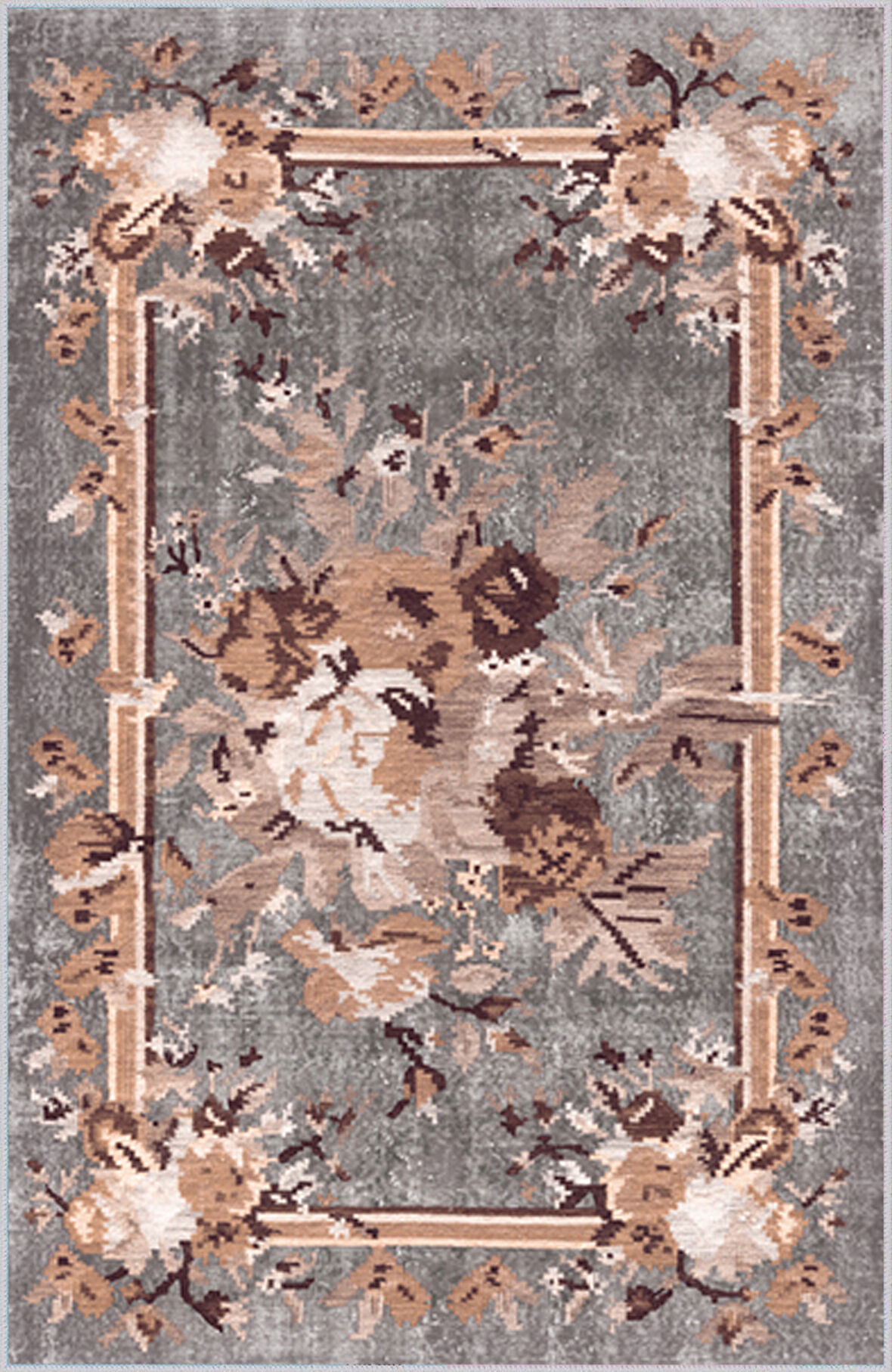 Dijital Baskı Yıkanabilir Kaymaz Taban Salon Halısı Ve Yolluk LNA1332-HT153