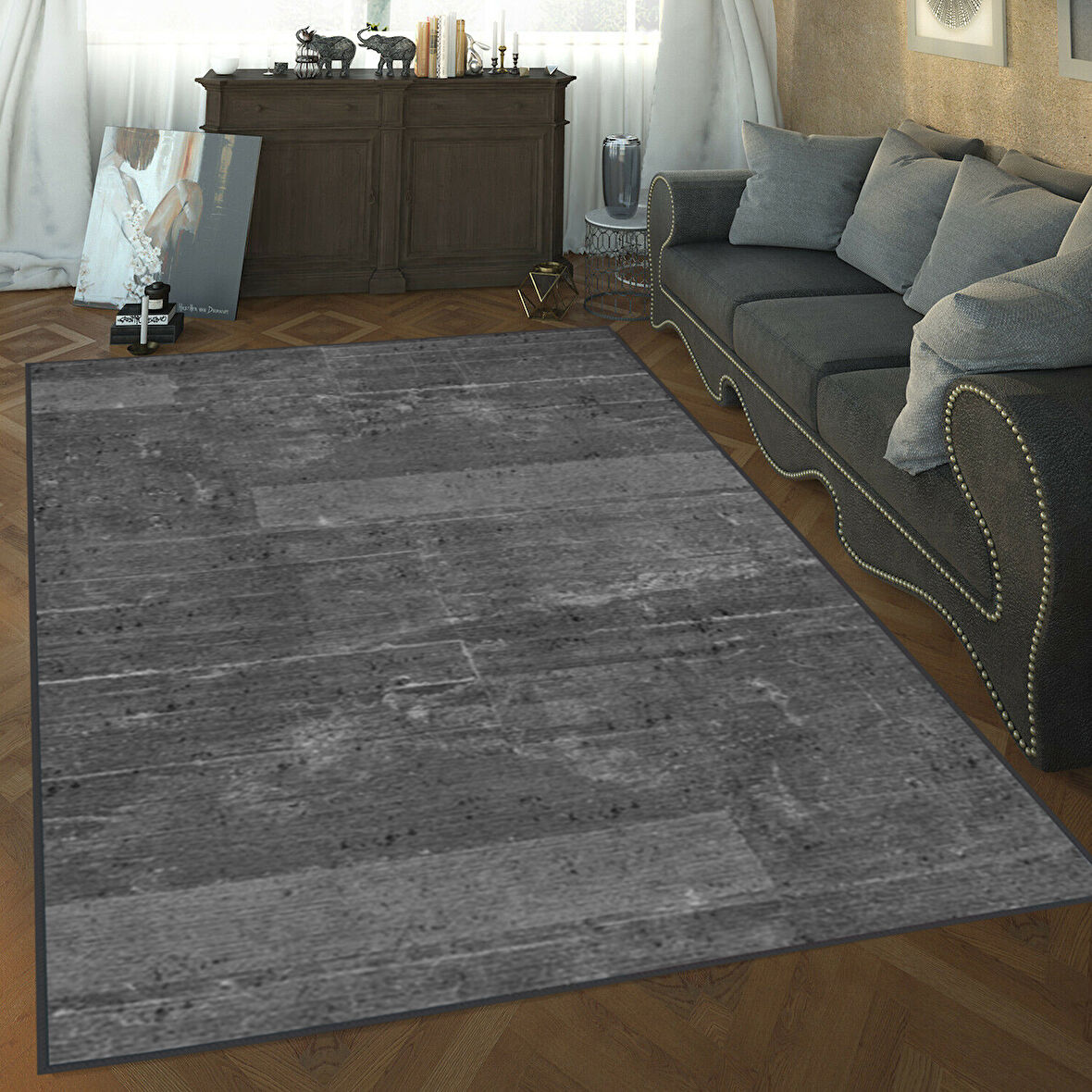 Dijital Baskı Yıkanabilir Kaymaz Taban Salon Halısı Ve Yolluk LNA1342-HT225