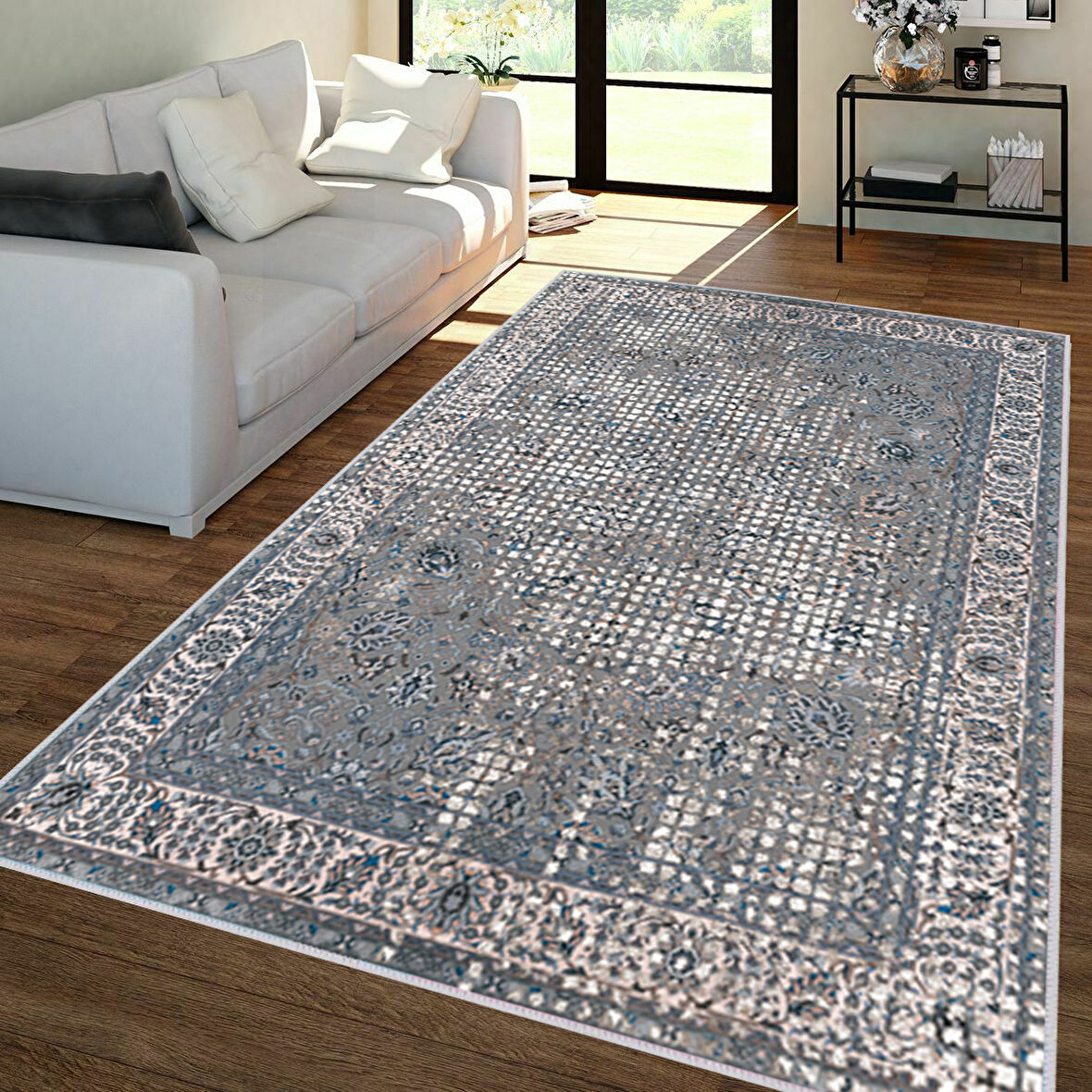 Dijital Baskı Yıkanabilir Kaymaz Taban Salon Halısı Ve Yolluk LNA1345-HT250